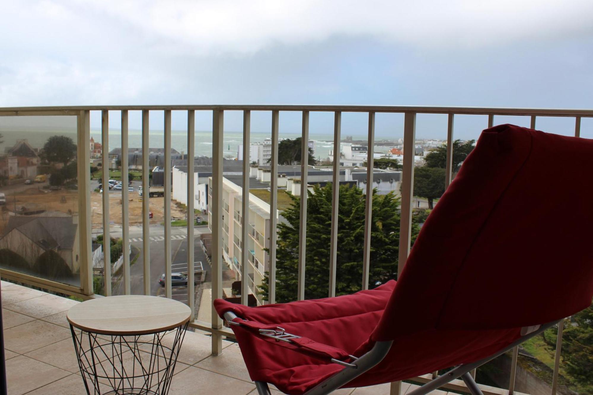 Appartement vue panoramique mer, prêt de vélos, WIFI Quiberon Exterior foto